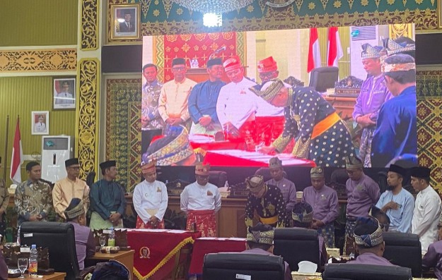 DPRD Pelalawan gelar paripurna istimewa HUT Kabupaten Pelalawan ke-26 (foto/ist)